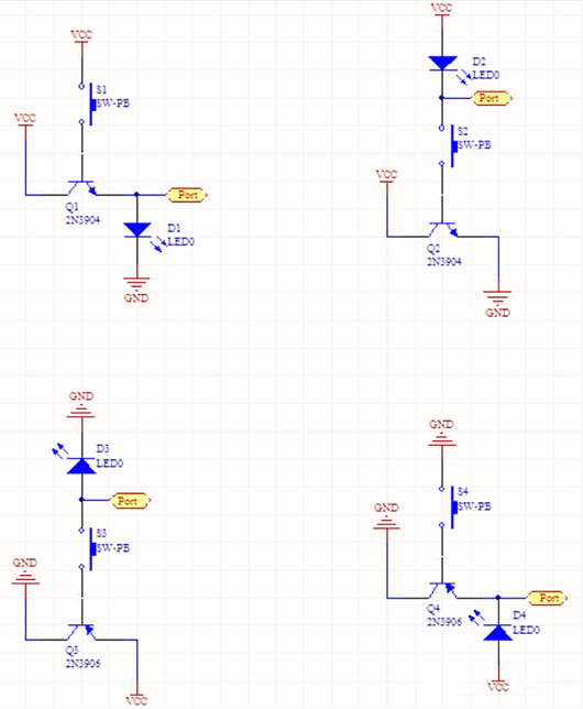pnp與npn開關(guān)電路