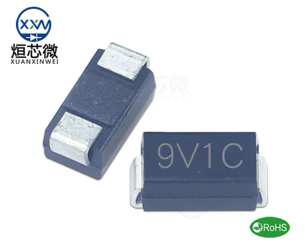 P4SMA9.1CA參數(shù),TVS二極管P4SMA9.1CA瞬態(tài)(變)抑制二極管
